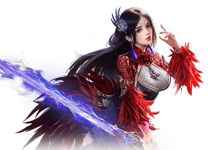 红衣女将角色立绘
